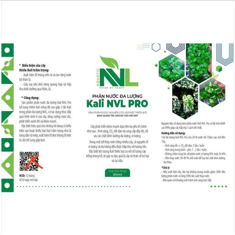 [***NEW PRODUCT***] Phân nước Kali NVL PRO