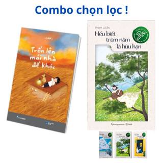 Combo Sách Nếu Biết Trăm Năm Là Hữu Hạn (Bản 3 PostCard) - Trốn lên mái nhà để khóc