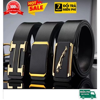 Thắt lưng nam  🔥 Giá Sốc 🔥 cao cấp mặt khóa hợp kim tự động thông minh, Dây nịt nam bảo hành 1 năm