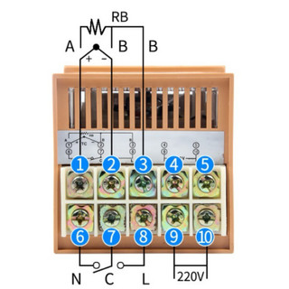 Đồng Hồ Nhiệt Độ TED-2001 0~399ºC AC220V