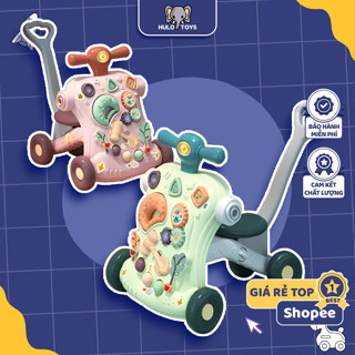 Xe Tập Đi Cho Bé 6in1 Hulo Toys, Nhiều Chức Năng Khóa Bánh An Toàn Tập Chòi Chân Cho Bé