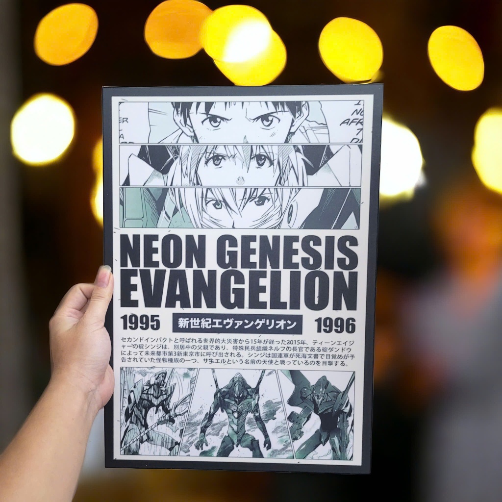 FREESHIP ⭐️ Manga Neon Genesis Evangelion | Anime Poster - Tranh Decal Dán Tường - Ảnh Treo Tường