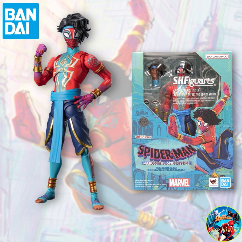 Mô Hình SHF Spider Man India (Người nhện Ấn Độ) Across the Spider-verse Chính Hãng BANDAI