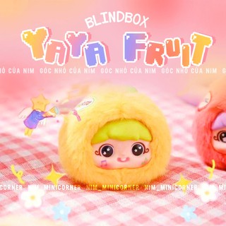   AUTHENTIC CHÍNH HÃNG - BABY THREE   Blindbox hộp mù Yaya mini trái cây chính hãng cưng xỉu 