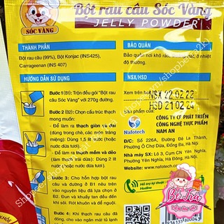 Bột làm thạch rau câu Dẻo|Giòn Hiệp Long (gói 12gr)