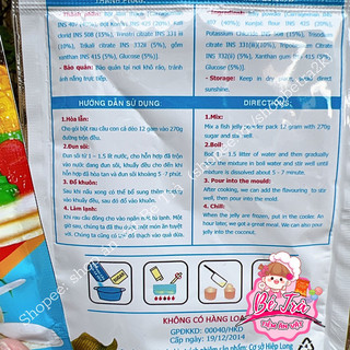 Bột làm thạch rau câu Dẻo|Giòn Hiệp Long (gói 12gr)