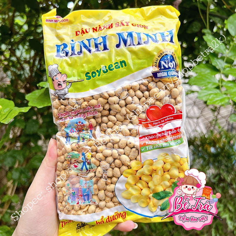 Đậu Nành Sấy Giòn, đồ ăn vặt (gói tự chụp)