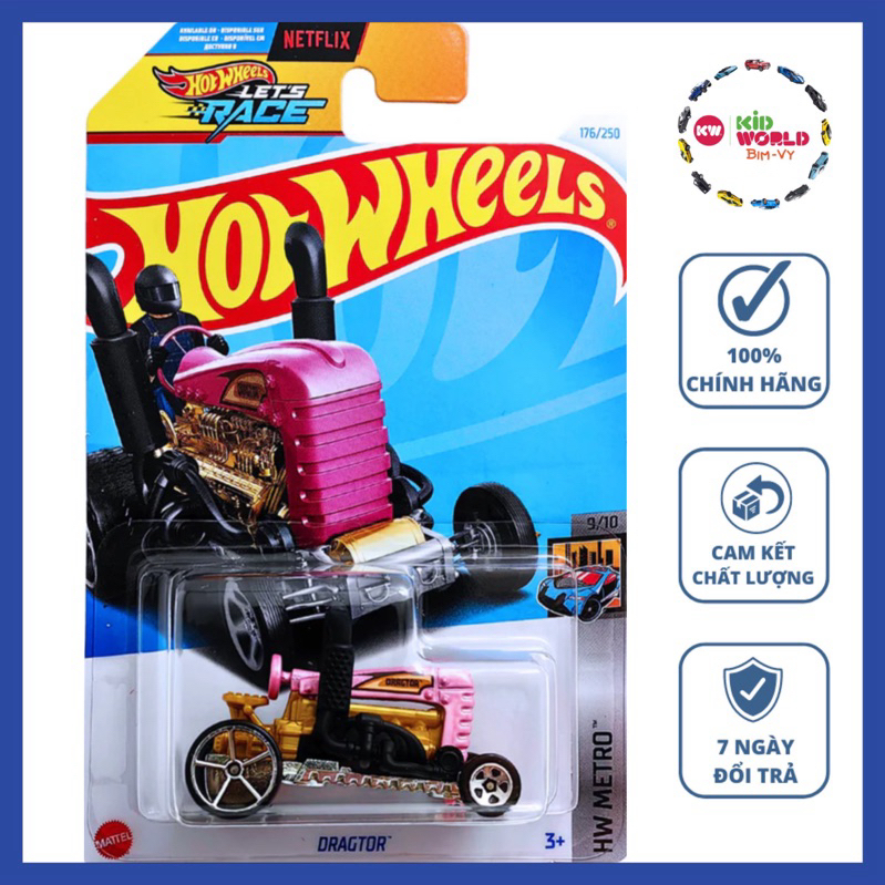 Xe mô hình Hot Wheels basic Dragtor HTB20.