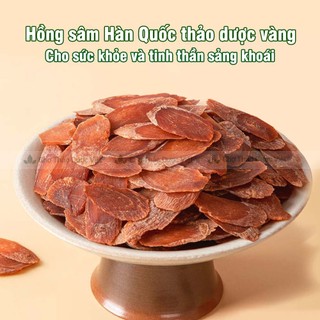 Hồng sâm Hàn Quốc 100g, hồng sâm thái lát, bồi bổ sức khỏe, tăng cường sức đề kháng