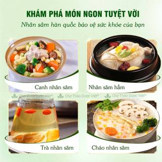 Hồng sâm Hàn Quốc 500g, hồng sâm thái lát, bồi bổ sức khỏe, tăng cường sức đề kháng