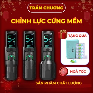 Máy xăm FURY 2, Máy xăm pen không dây tattoo chỉnh được lực cứng mềm, phù hợp với nhiều thể loại xăm