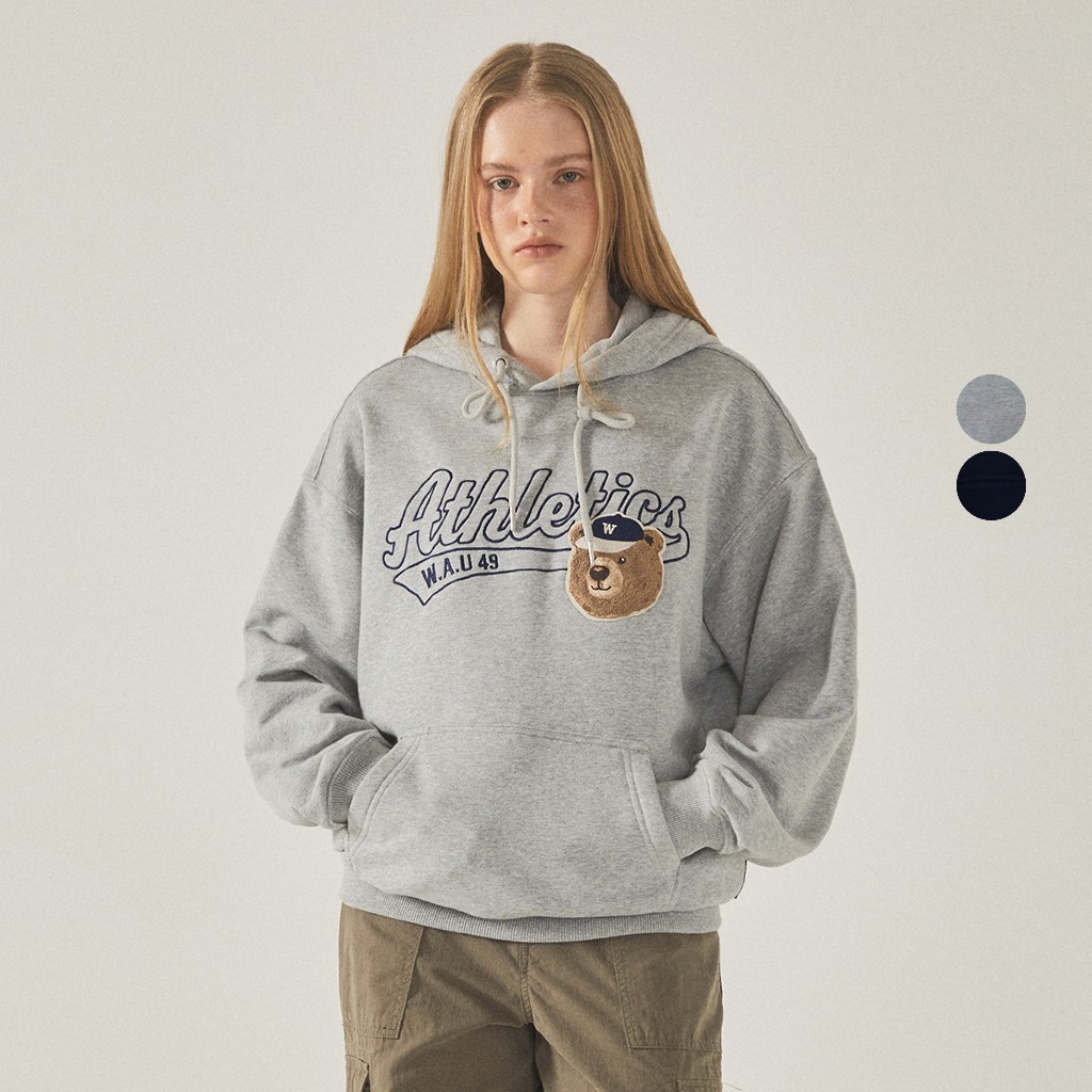Áo Hoodie WHO.A.U Steve Patch Hoodie_WHMHF2221U