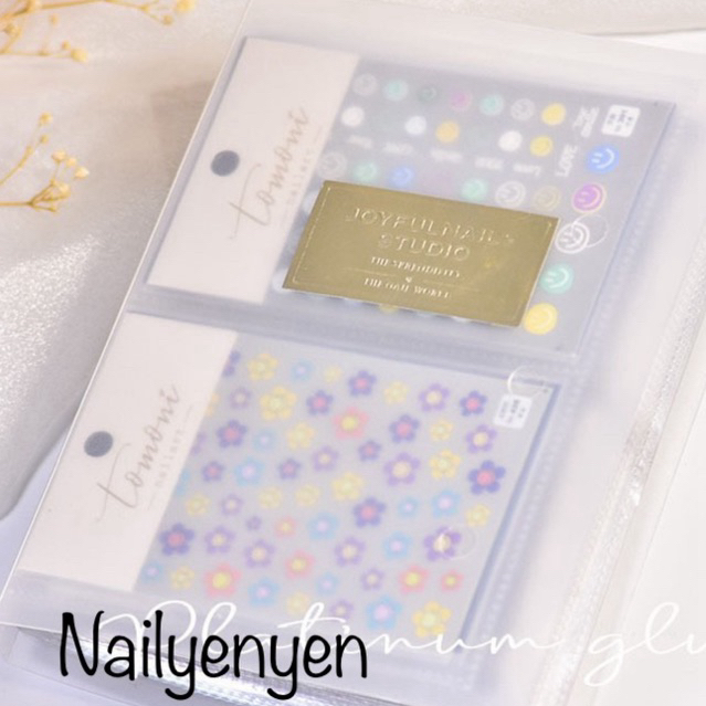 sổ đựng 80 tờ Sticker nail dán móng