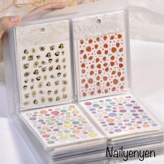 sổ đựng 80 tờ Sticker nail dán móng