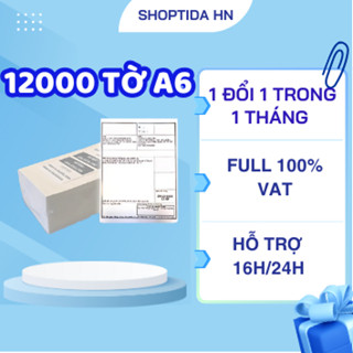 Giấy in nhiệt Shoptida 12000 tờ A6 10*15cm 3 lớp tự dán chống nước, sử dụng cho máy in nhiệt Shoptida SP46