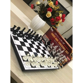 Bàn cờ vua nam châm cao cấp MẦM STORE kích thước 28*28cm  - Đồ chơi thông minh phát triển trí tuệ cho bé.