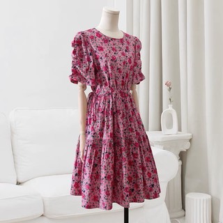 RN583_Rập giấy may đầm rút eo nữ