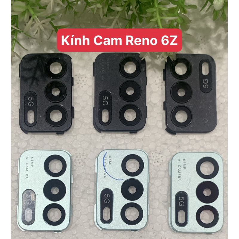 Cụm kính camera sau Oppo Reno 6Z-5G / Kính camera + viền Oppo Reno 6Z-5G Zin Mới