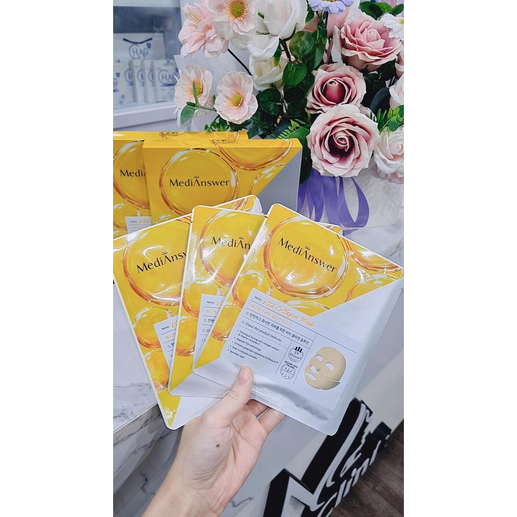 Mặt nạ thạch Collagen, Medi Answer Vita Collagen Mask 37g/1 miếng