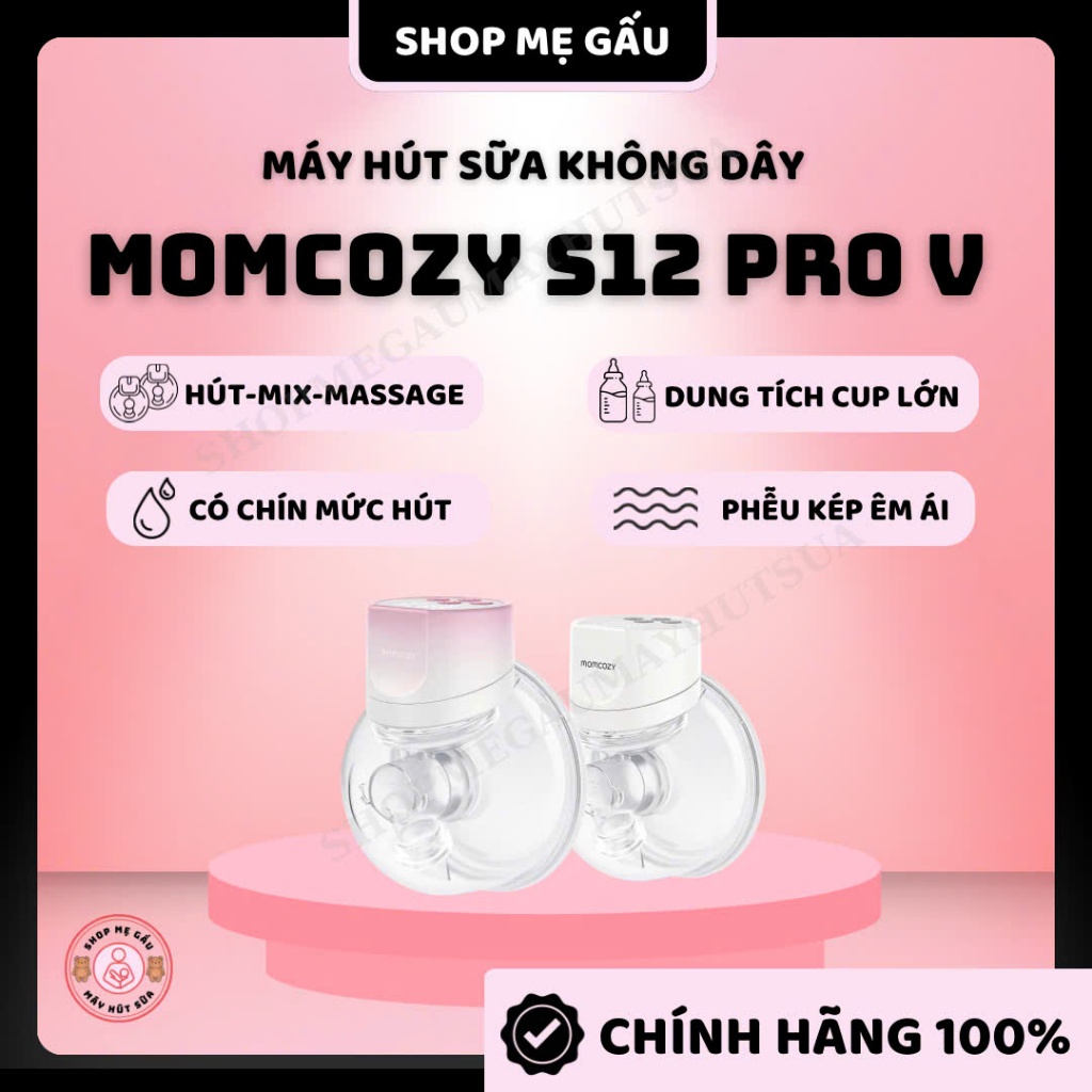 MÁY HÚT SỮA  MOMCOZY S12 PRO NGUYÊN SEAL