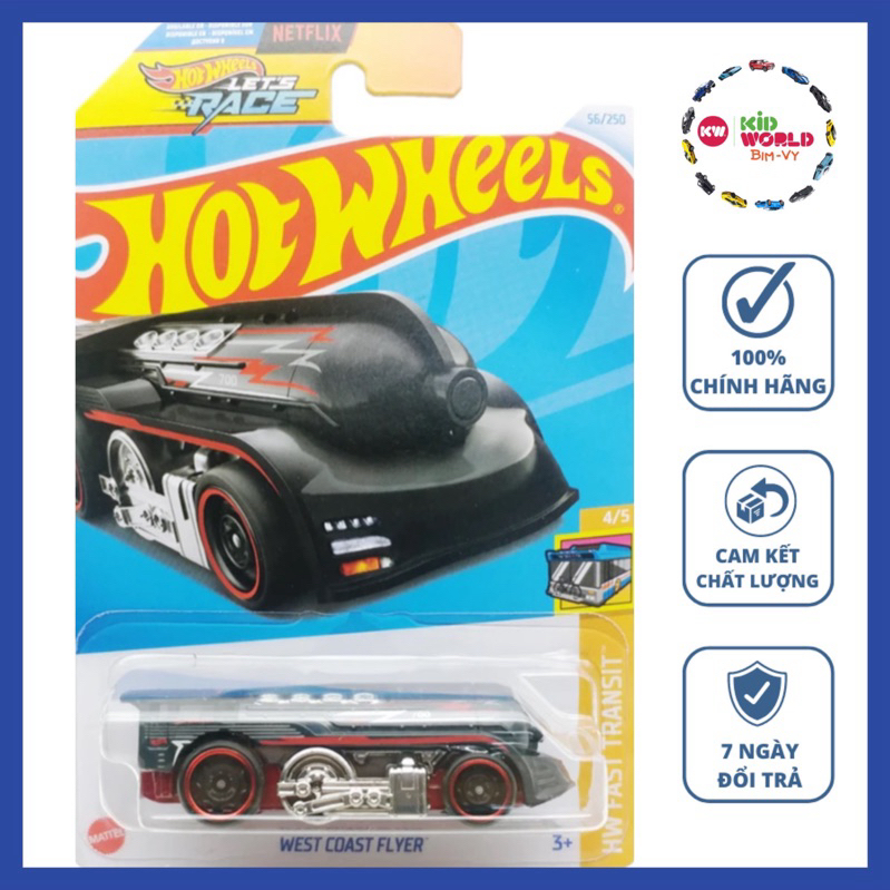 Xe mô hình Hot Wheels basic West Coast Flyer HTB44.