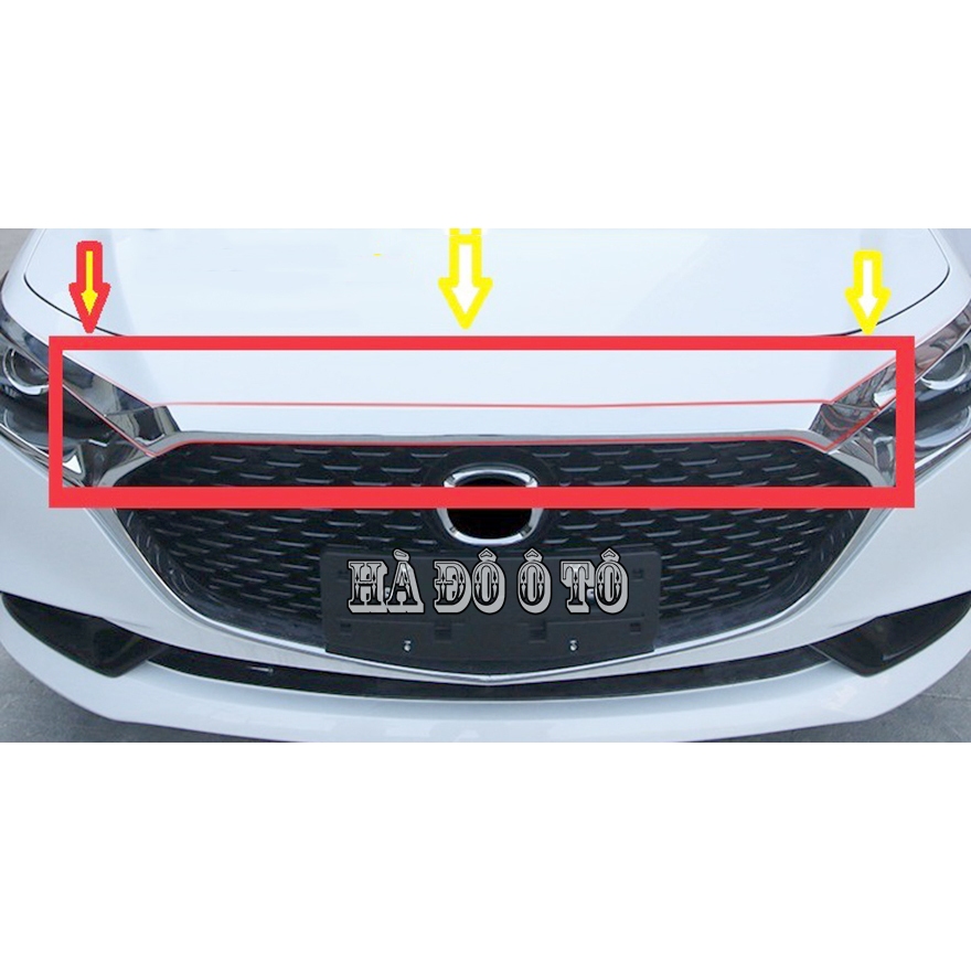 Ốp Viền Nắp Capo Mazda 3 2020 2021 2022 2023 2024 2025 - Ốp Nắp Capo Mazda 3