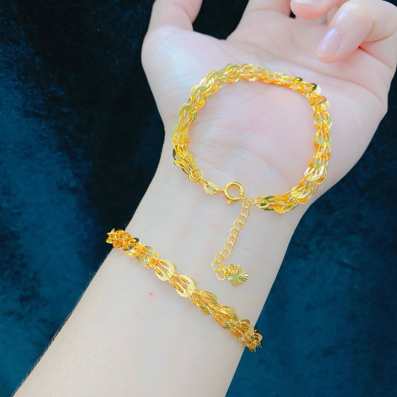 Lắc tay đuôi phụng mạ vàng Nicholas159