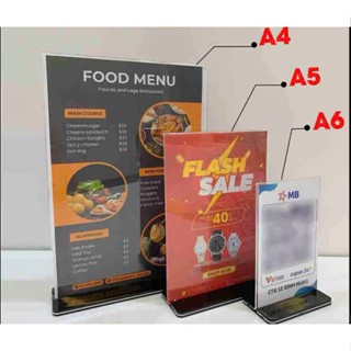 Menu Mã QR CODE để bàn mica, bền đẹp, mã qr code thanh toán, in theo yêu cầu của bạn