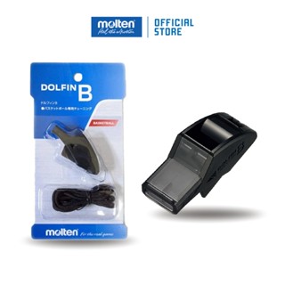 Còi Trọng tài Bóng rổ Molten Dolfin B Đen - dây đeo