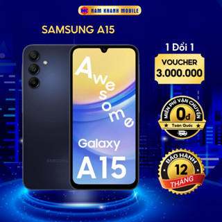 Điện Thoại Samsung A15 8GB/128GB - Hàng Chính Hãng - Nam Khanh Mobile