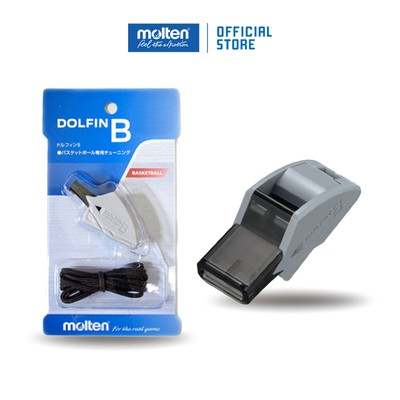Còi Trọng tài Bóng rổ Molten Dolfin B Xám - dây đeo
