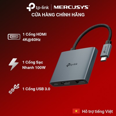 HUB USB TP-Link UH3020C - USB Chuyển Đổi 3 Cổng Dành Cho PC/Laptop
