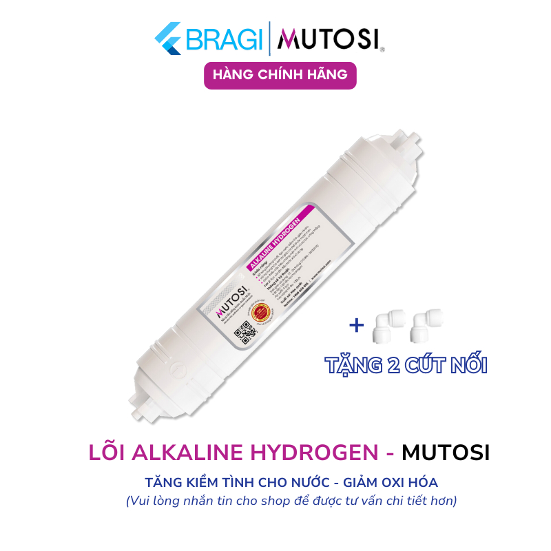 Mutosi Lõi Chức Năng Alkaline Hydrogen Giúp bổ Sung Hydrogen Tăng Kiềm Tính Ngăn Ngừa Lão Hóa