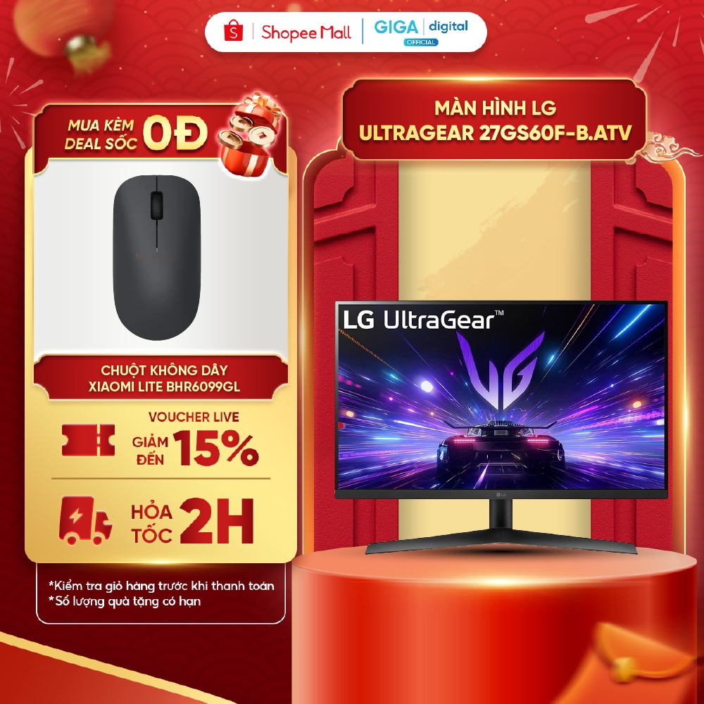 Màn hình LG UltraGear 27GS60F-B.ATV 27 inch | BigBuy360 - bigbuy360.vn
