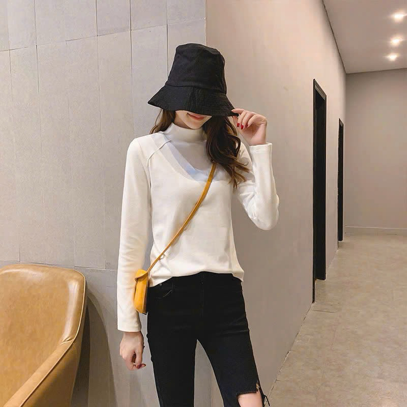 Áo giữ nhiệt Lista cổ cao 3cm phối viền trẻ trung cho nữ ( Mã 8 ) | BigBuy360 - bigbuy360.vn