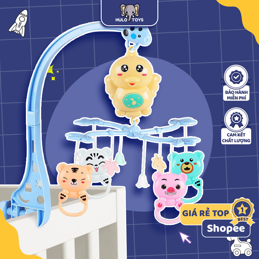  Treo Nôi Cho Bé Hulo Toys Nhiều Màu Sắc Kèm Điều Khiển Nâng Cấp Phát Nhạc Và Ánh Sáng 