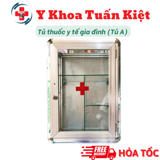  ✅ Tủ thuốc y tế gia đình treo tường  Tủ A  2 thanh ngang 1 thanh đứng 