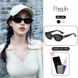 Kính mát Jennie gọng Oval phong cách Hàn Quốc chống tia UV400 (M25)
