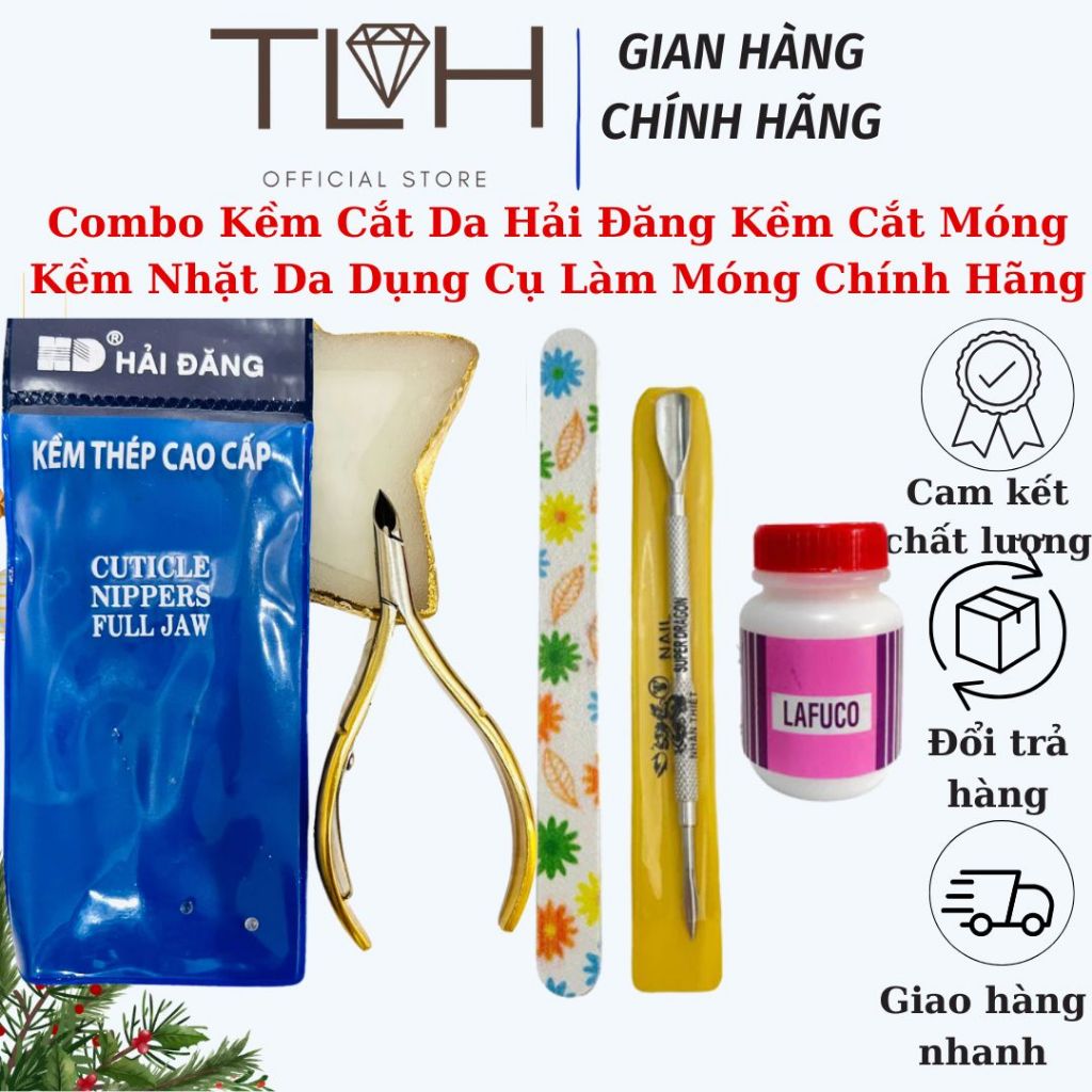 Combo Kềm Cắt Da D-555 Kềm Cắt Móng Kềm Nhặt Da D555 Dụng Cụ Làm Móng Chính Hãng