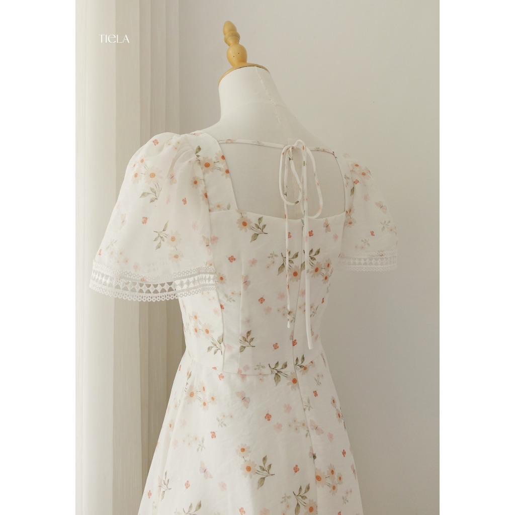 TIELA Đầm váy hoa cổ vuông - Erasmus Dress | BigBuy360 - bigbuy360.vn