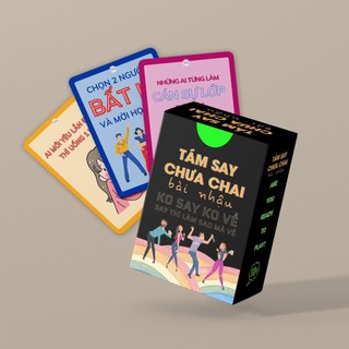   BÁ CHỦ BÀN TIỆC  Bộ Bài TÁM SAU CHƯA CHAI và TẾT XÀ LƠ cặp đôi boardgame siêu hot cho bạn bè 