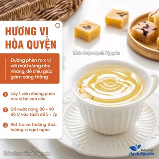 Trà hoa cúc đường phèn mix, trà hoa cúc đường phèn mật ong và các loại cúc đường phèn tự chọn