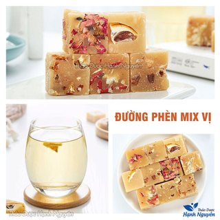 Trà hoa cúc đường phèn mix, trà hoa cúc đường phèn mật ong và các loại cúc đường phèn tự chọn