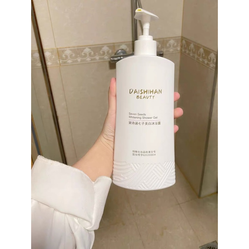 Sữa Tắm Truyền Trắng NICOTINAMIDE DAISHIHAN Kích Trắng Da ,Loại Bỏ Đốm Nâu- Giúp Da Trắng Hồng, Trẻ Hóa Làn Da (500ML)p