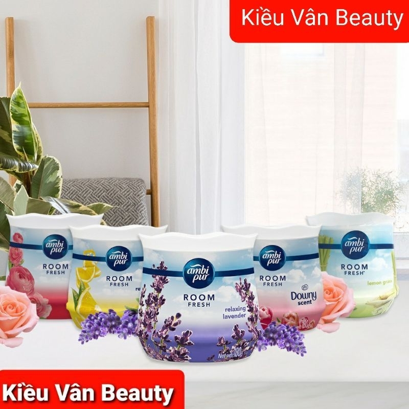 (Combo 4 Hũ) Sáp thơm AMBI PUR 180g