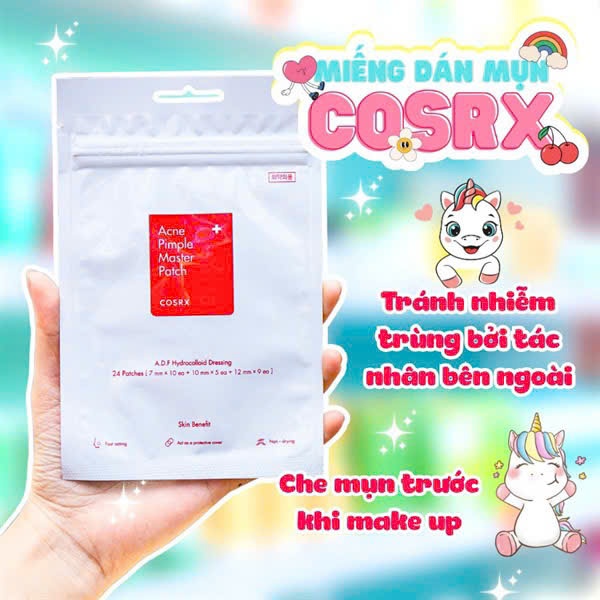 Miếng Dán Mụn Cosrx Acne Patch Các Loại