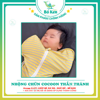 Shop Bố Ken Nhộng Chũn Cocoon Hè Cotton Thun Lạnh, Thông Hơi và Thu Đông [ Giúp Bé Ngủ Ngon, Sâu Giấc]