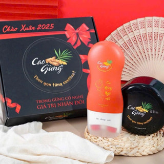 Kem Tan Mỡ Bụng Cao Gừng Kèm Thanh Lăn Nghệ Đỏ  hàng chuẩn