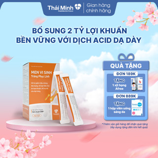 Men Vi Sinh Tràng Phục Linh - Bổ Sung Lợi Khuẩn cho Đường Tiêu Hoá, Tốt Cho Đường Ruột - Hộp 10 gói
