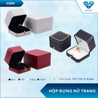 (Jewelry box) HỘP ĐỰNG NHẪN CƯỚI, HỘP NHẪN CẦU HÔN, BÔNG TAI CHO NỮ,HỘP QUÀ TẶNG TRANG SỨC ĐỰNG NHẪN CAO CẤP (H30-N)